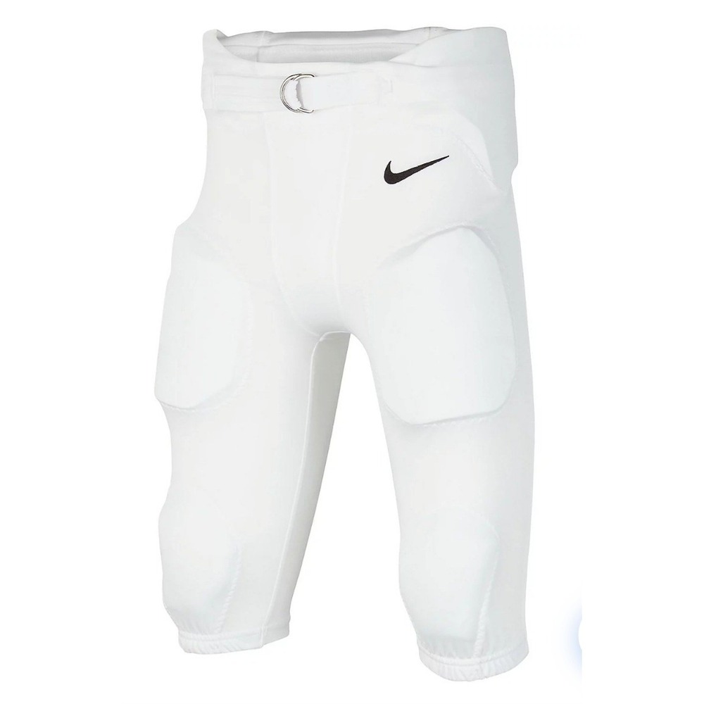 NWT Nike Boys' Dri-FIT‎ Integrated White Football Pad Pants Size XL Sports